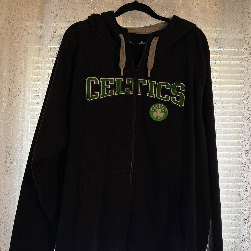 Men’s Antigua Boston Celtics Victory Full Hoodie 2XL